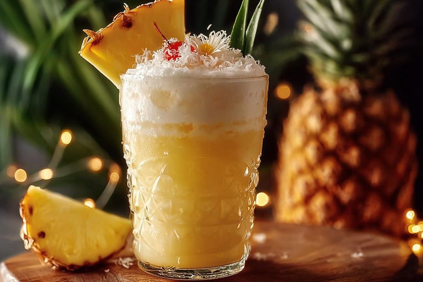 Creamy Non-Alcoholic Piña Colada Punch