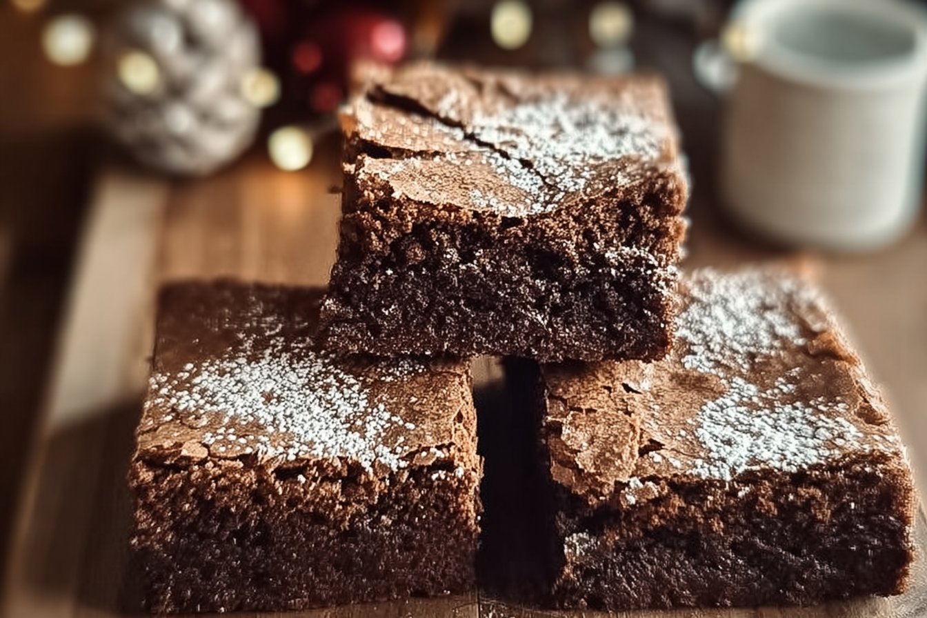 Gingerbread Brownies 4 Gingerbread Brownies