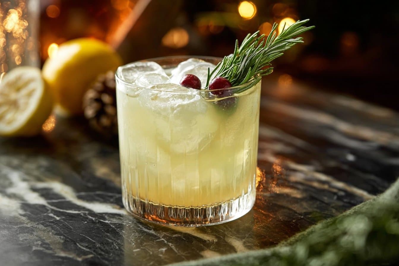 White Christmas Bourbon Smash 4 White Christmas Bourbon Smash
