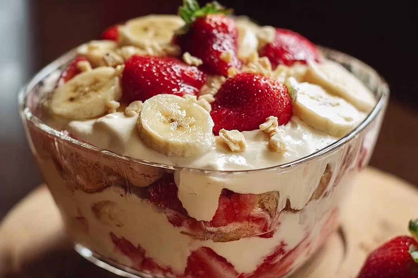 Strawberry Banana Pudding Dream – No-Bake Fruit Dessert 4 Strawberry Banana Pudding Dream – No-Bake Fruit Dessert