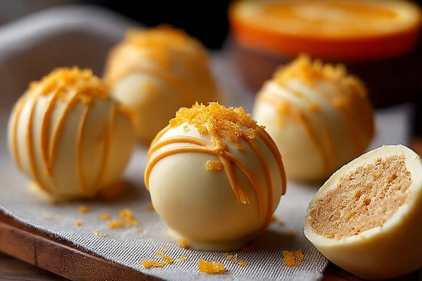 Orange Creamsicle Truffles