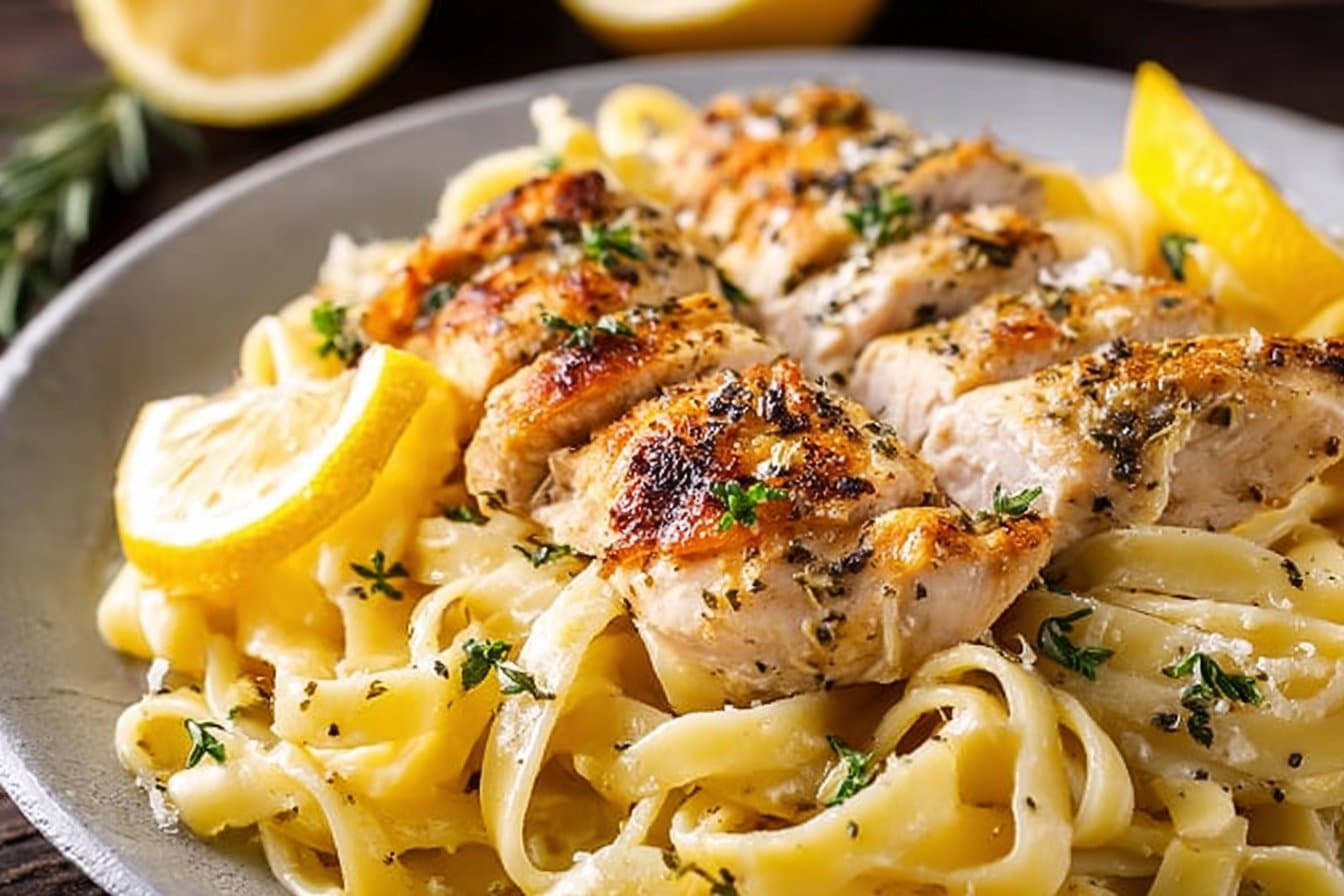 Delicious Lemon Pepper Chicken Pasta