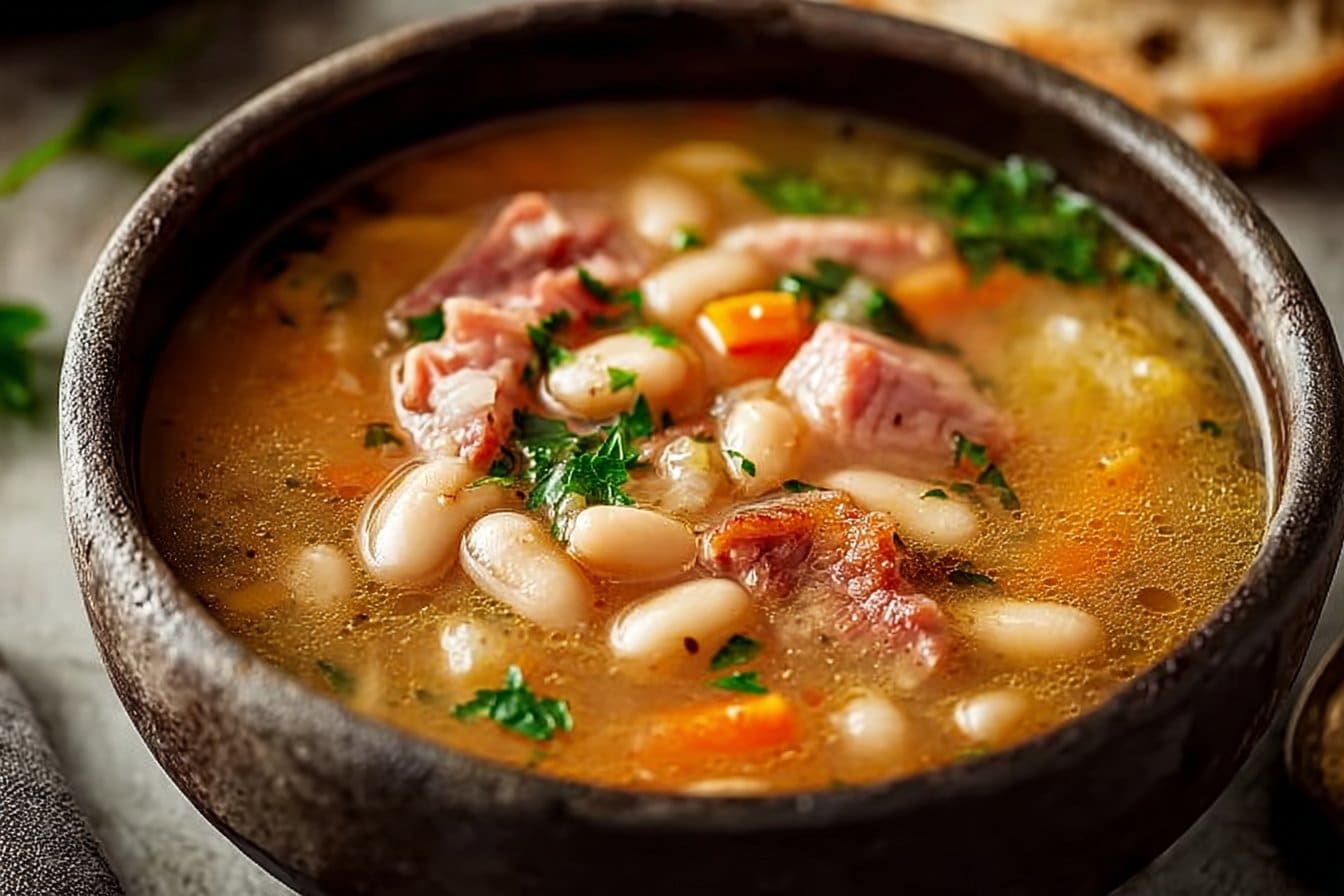 Easy Ham-Bone Bean Soup 4 Easy Ham-Bone Bean Soup