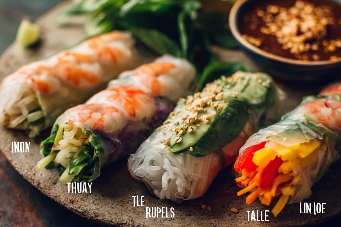 Healthy & Delicious Rice Paper Rolls 4 Healthy & Delicious Rice Paper Rolls