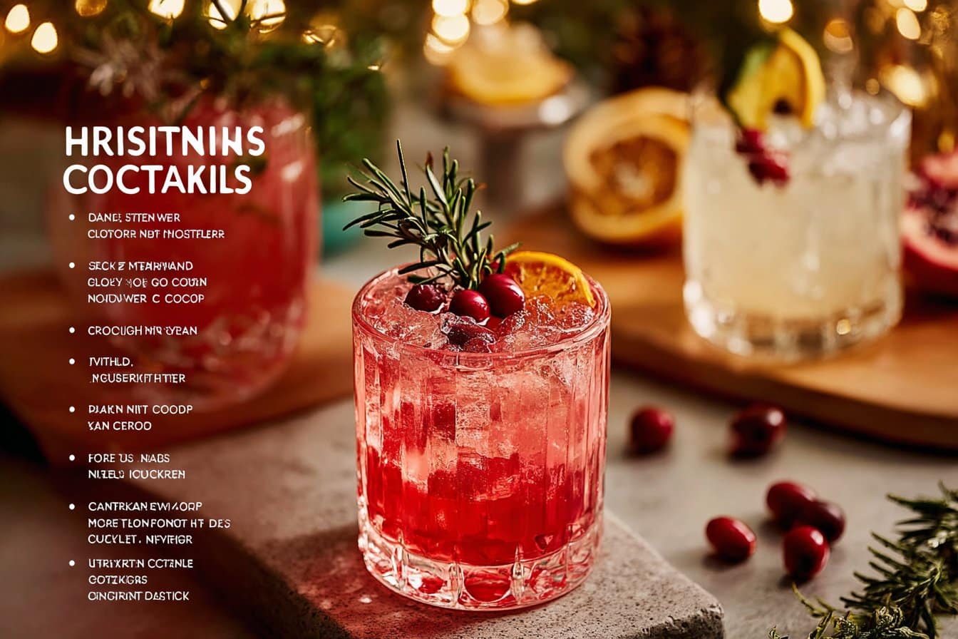Holiday Christmas Cocktail 4 Holiday Christmas Cocktail