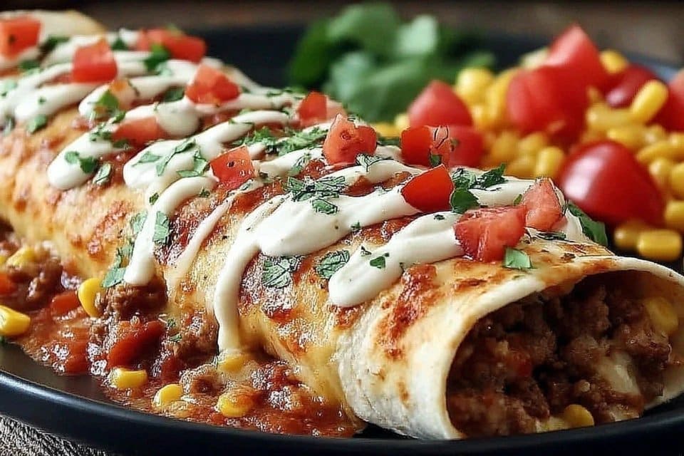 Jalapeño Popper Chicken Enchiladas