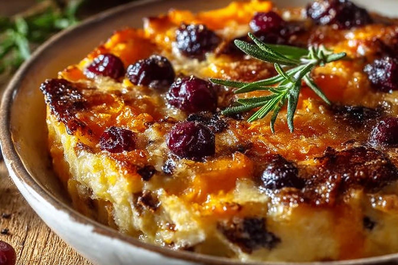 Sweet Potato Cranberry Gratin 4 Sweet Potato Cranberry Gratin