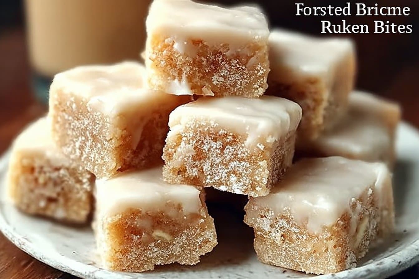 Frosted Butter Rum Brickle Bites
