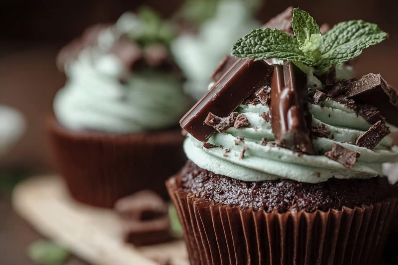 Mint Chocolate Cupcakes