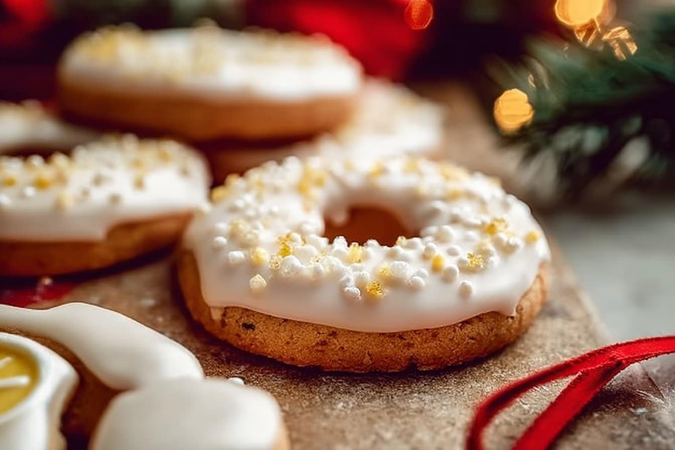 Lemon Christmas Cookies with Icing 4 Lemon Christmas Cookies with Icing