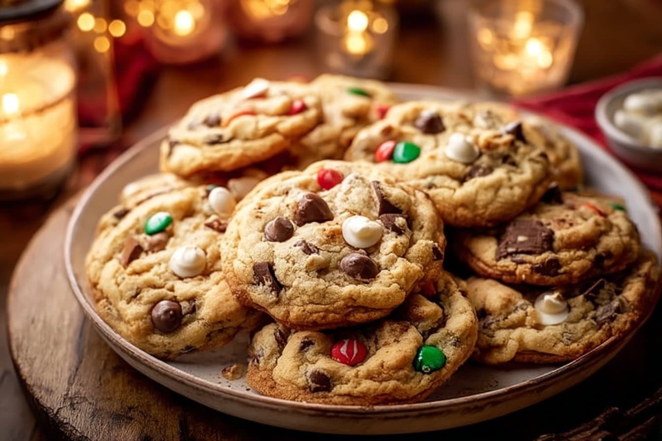 Christmas Kitchen Sink Cookies
