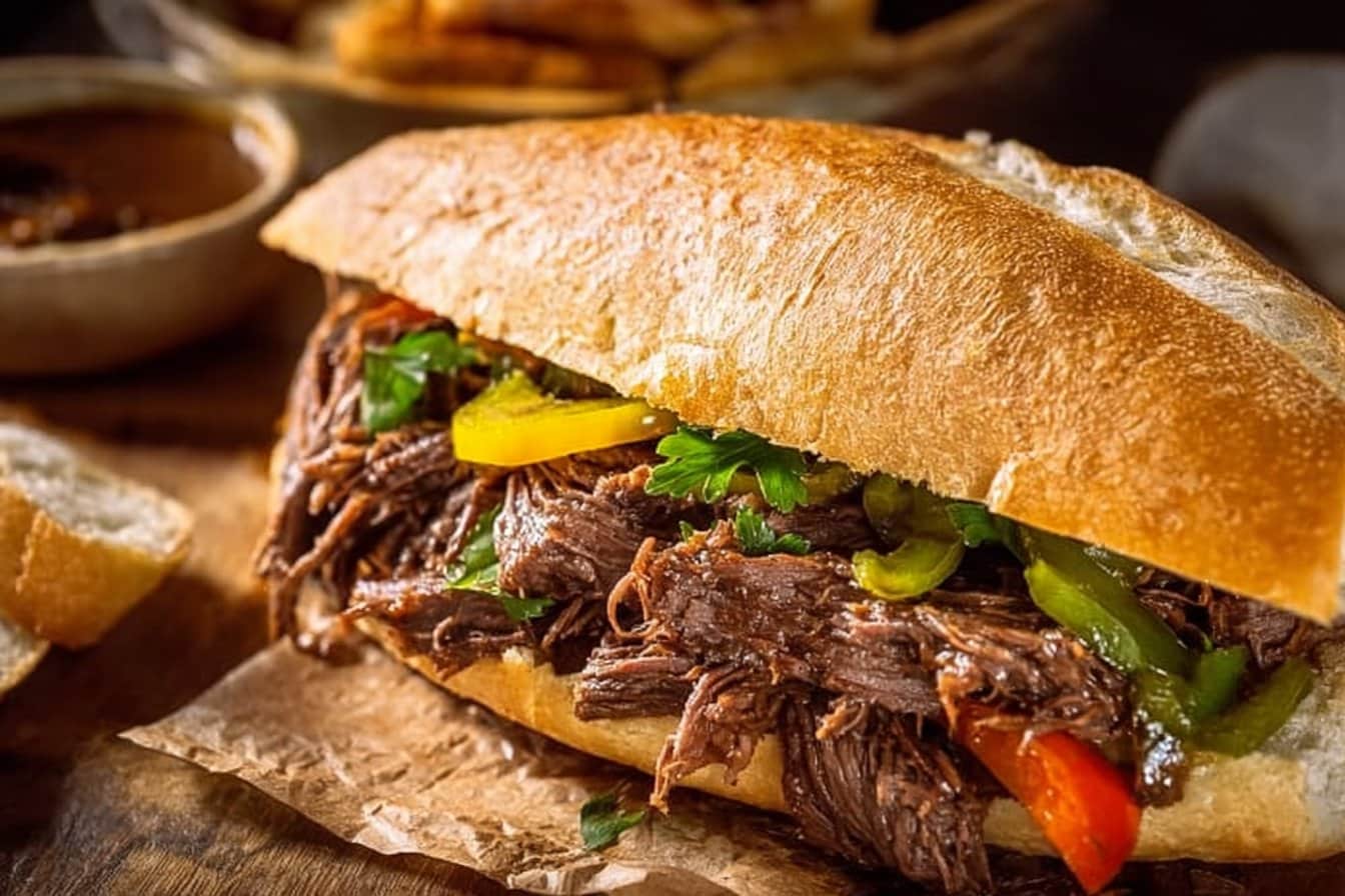 Easy Crock Pot Italian Beef