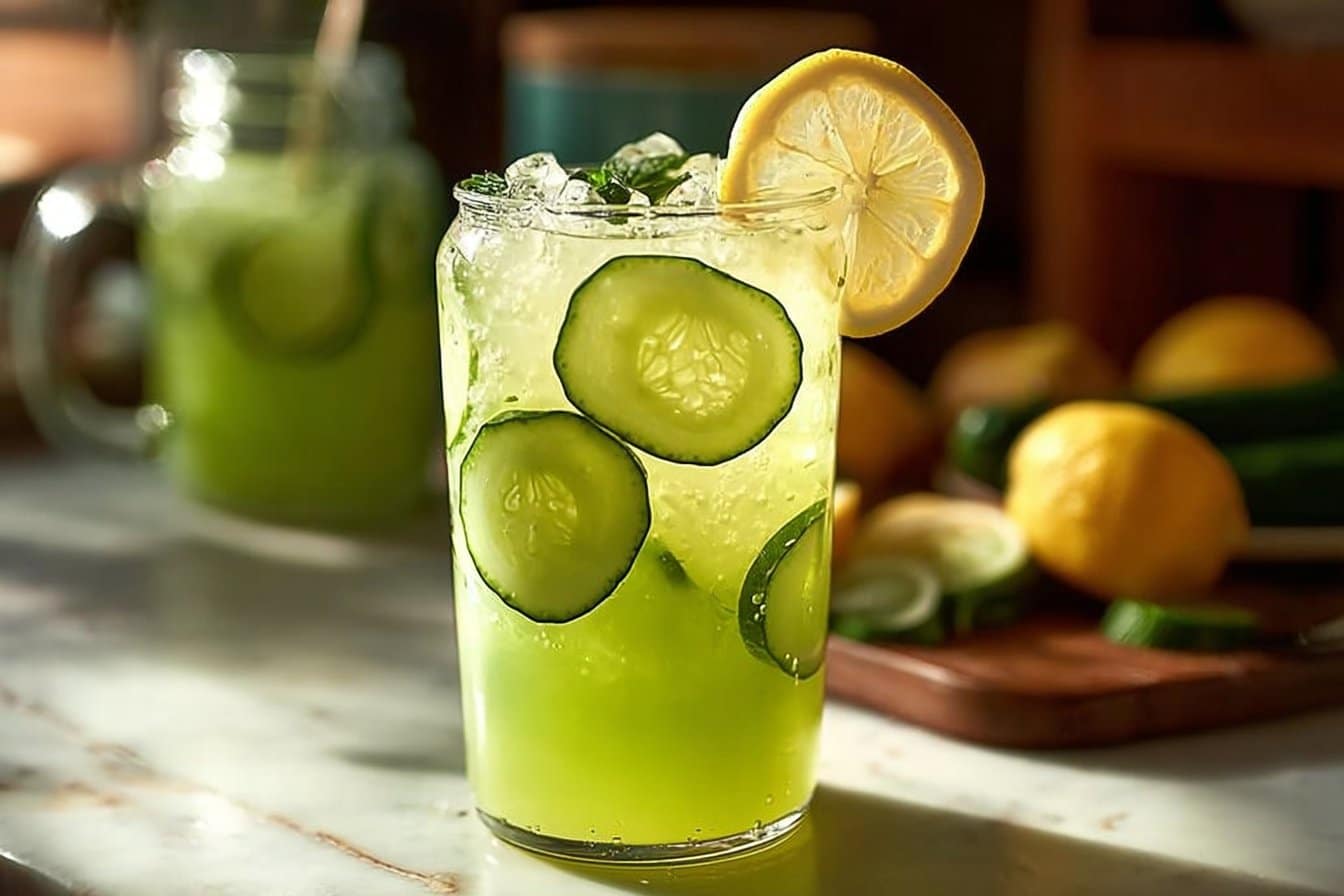 Refreshing Cucumber Lemonade