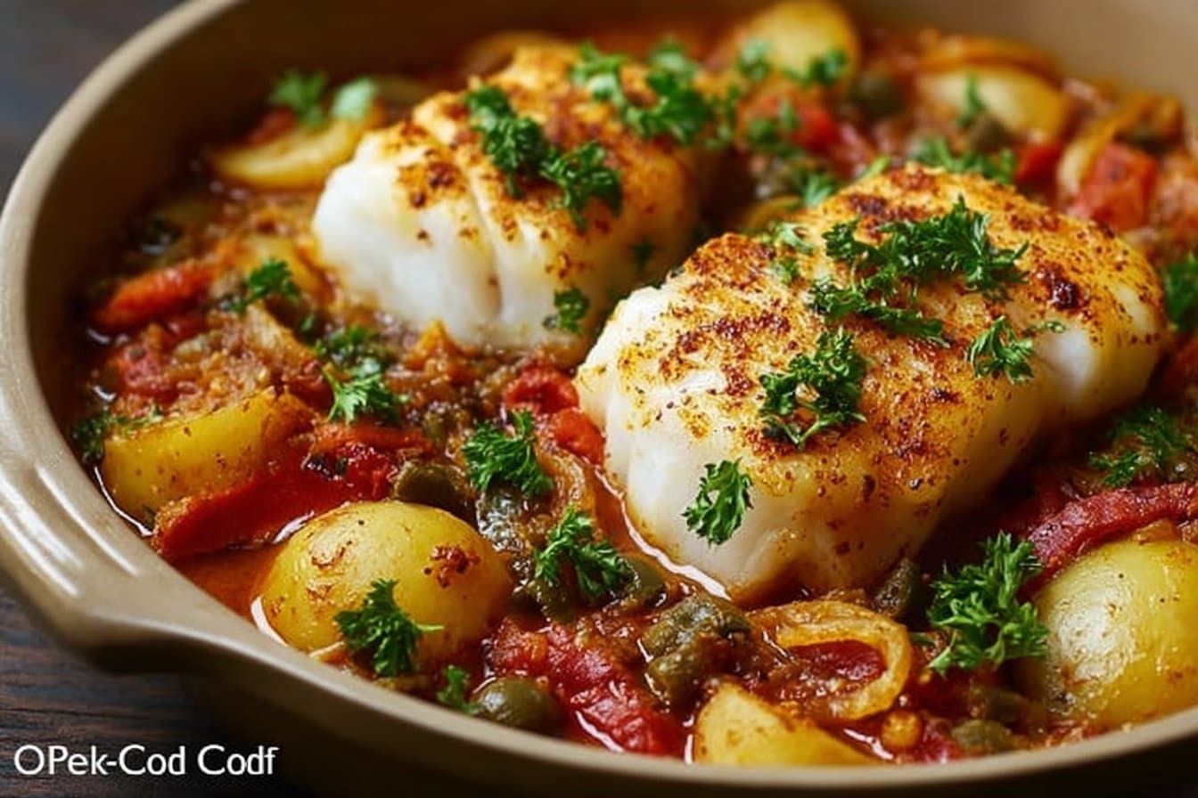 One-Pot Spiced Cod