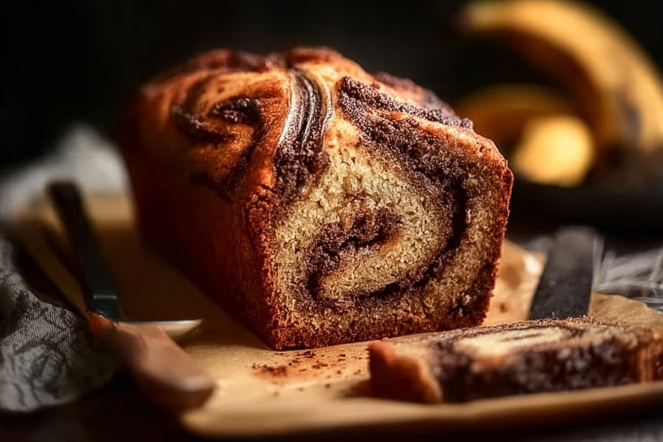 Homemade Cinnamon Swirl Banana Bread 4 Homemade Cinnamon Swirl Banana Bread
