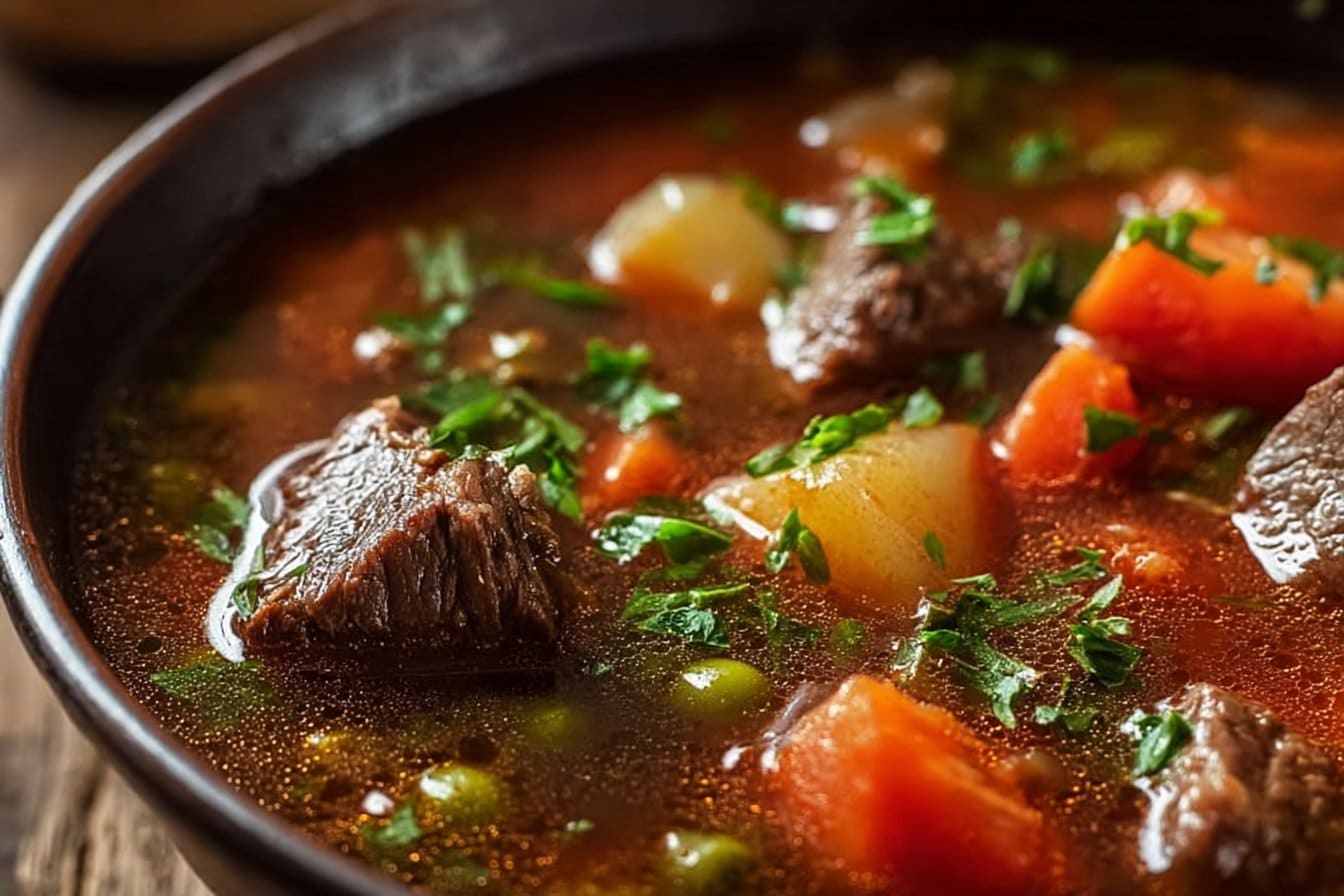 Delicious Vegetable Beef Soup