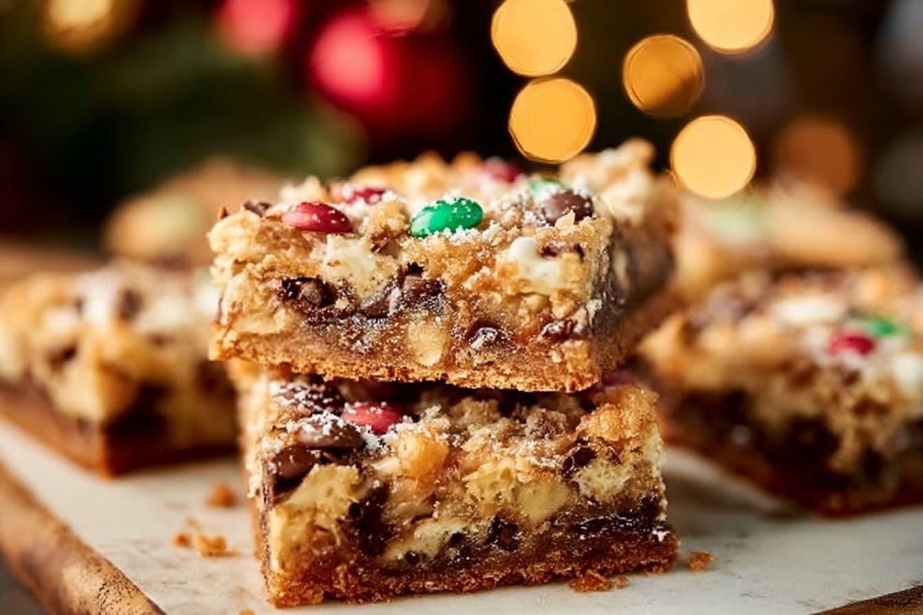 Christmas Magic Cookie Bars