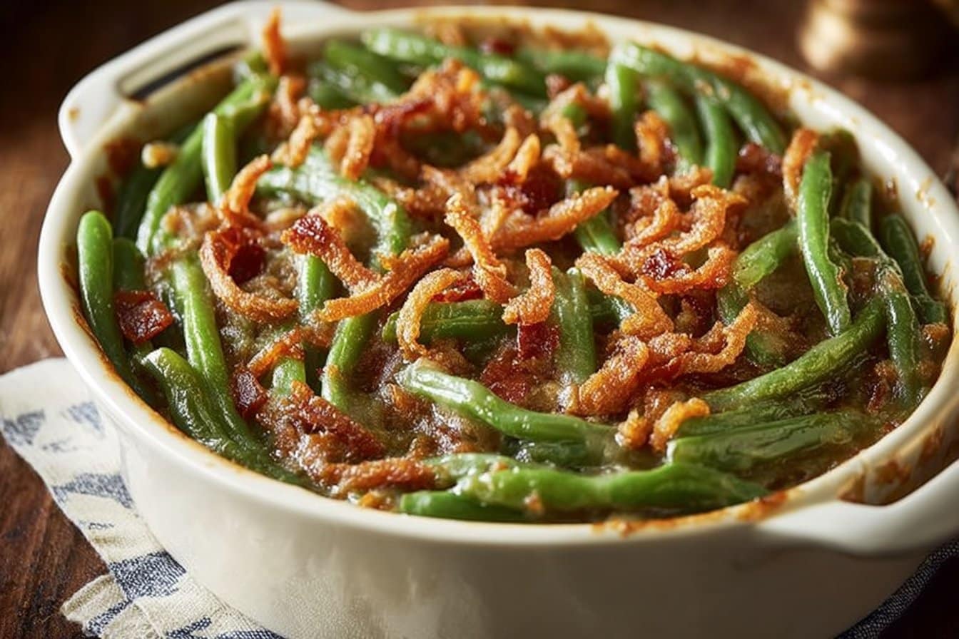 Crispy Crack Green Bean Casserole