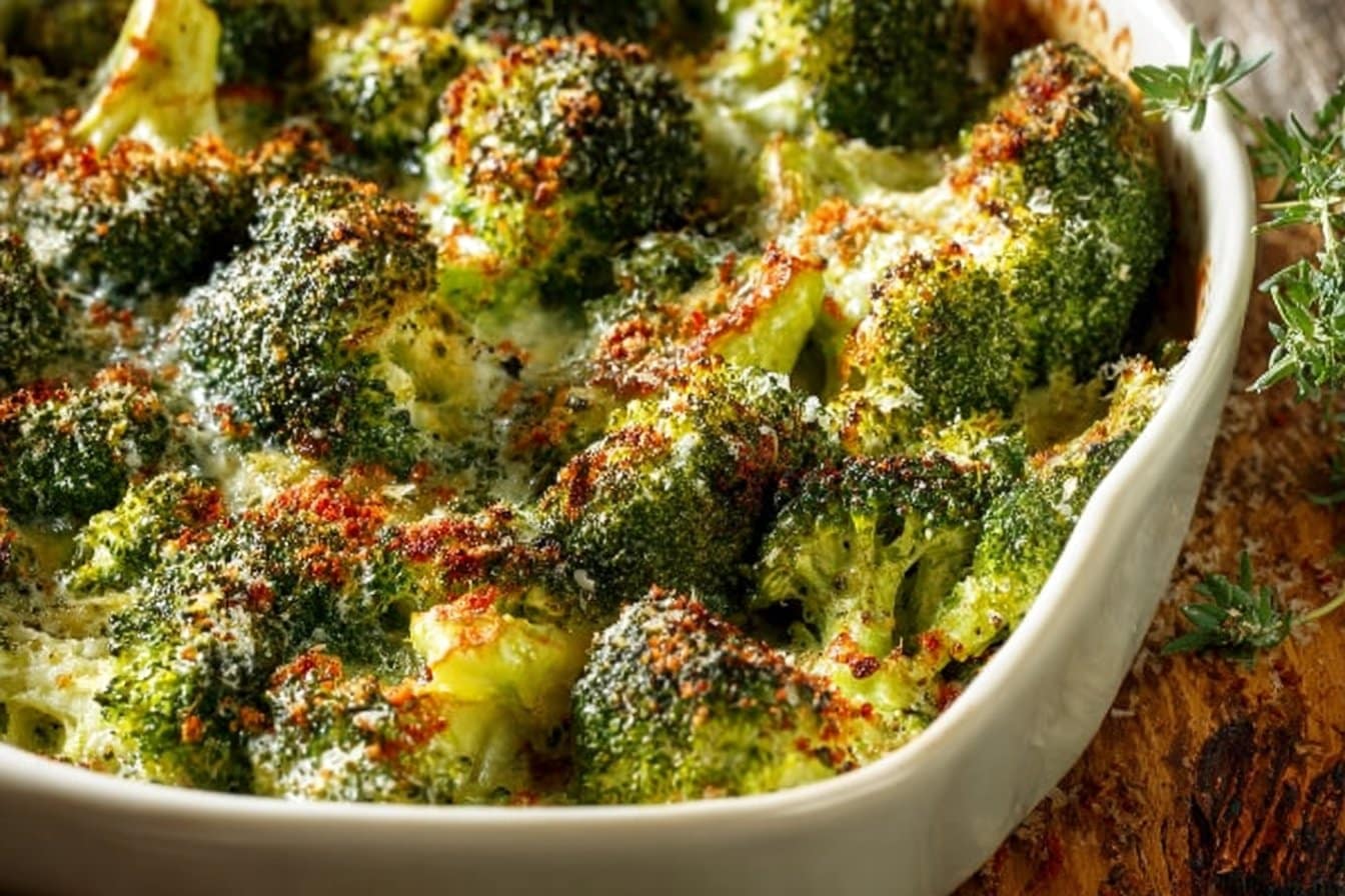Delicious Baked Broccoli 4 Delicious Baked Broccoli