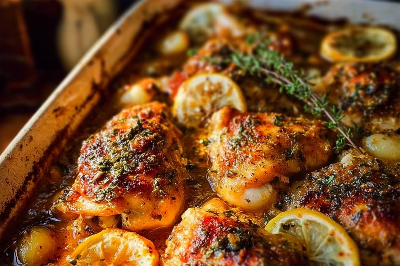 Baked Lemon Butter Chicken