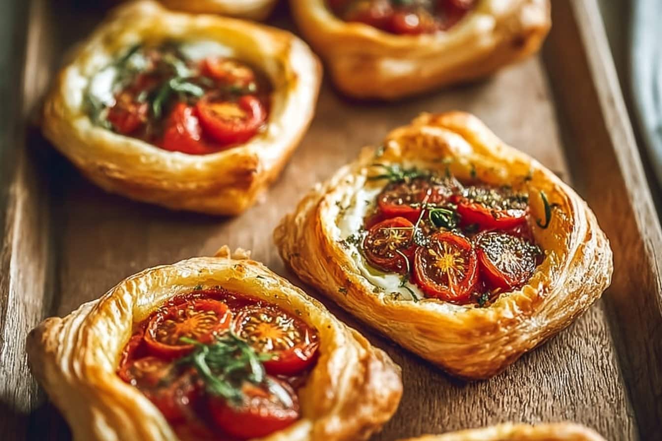 Tomato Tartlets with Puff Pastry
