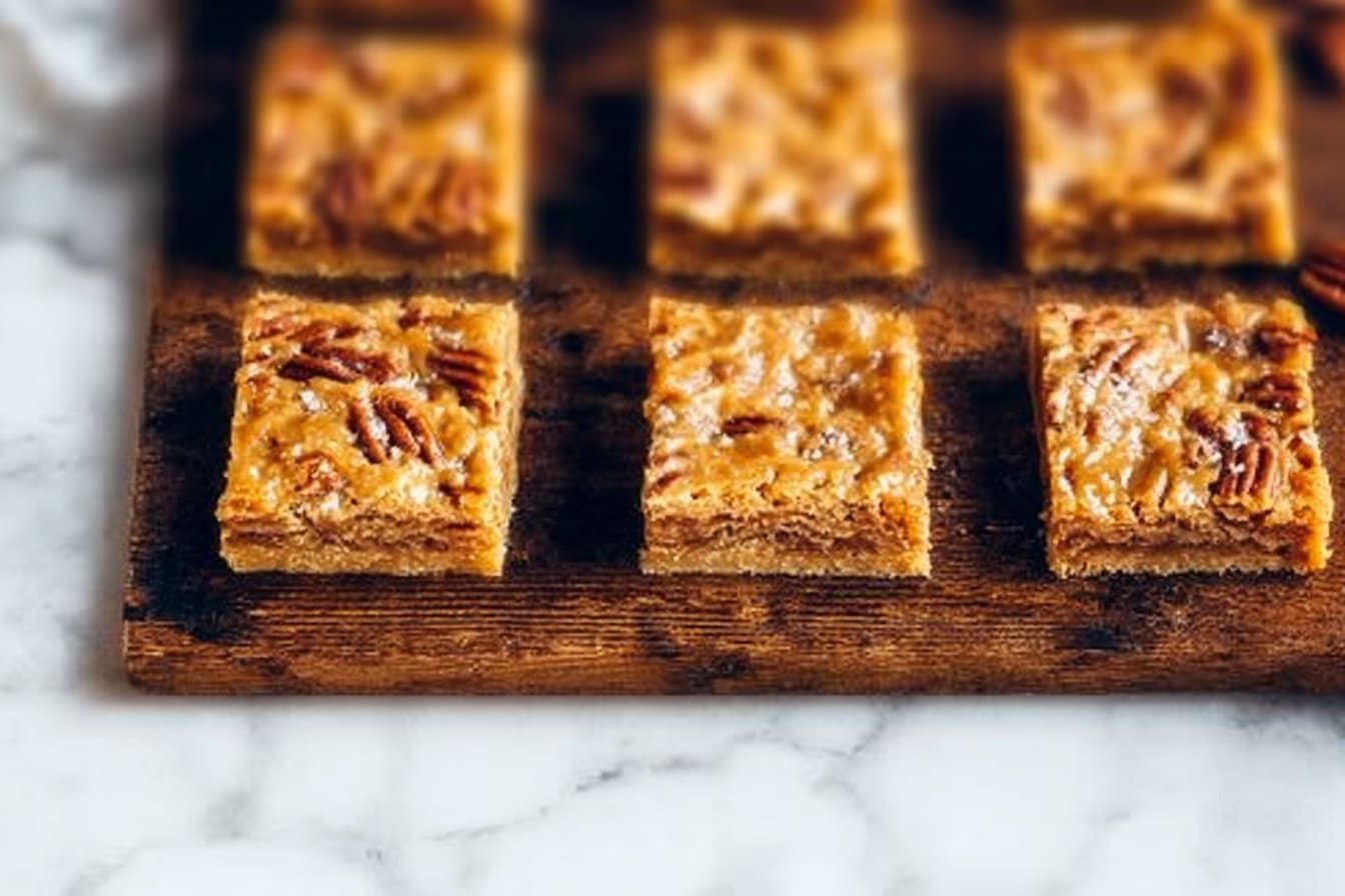 Salted Caramel Pecan Pie Bars 4 Salted Caramel Pecan Pie Bars