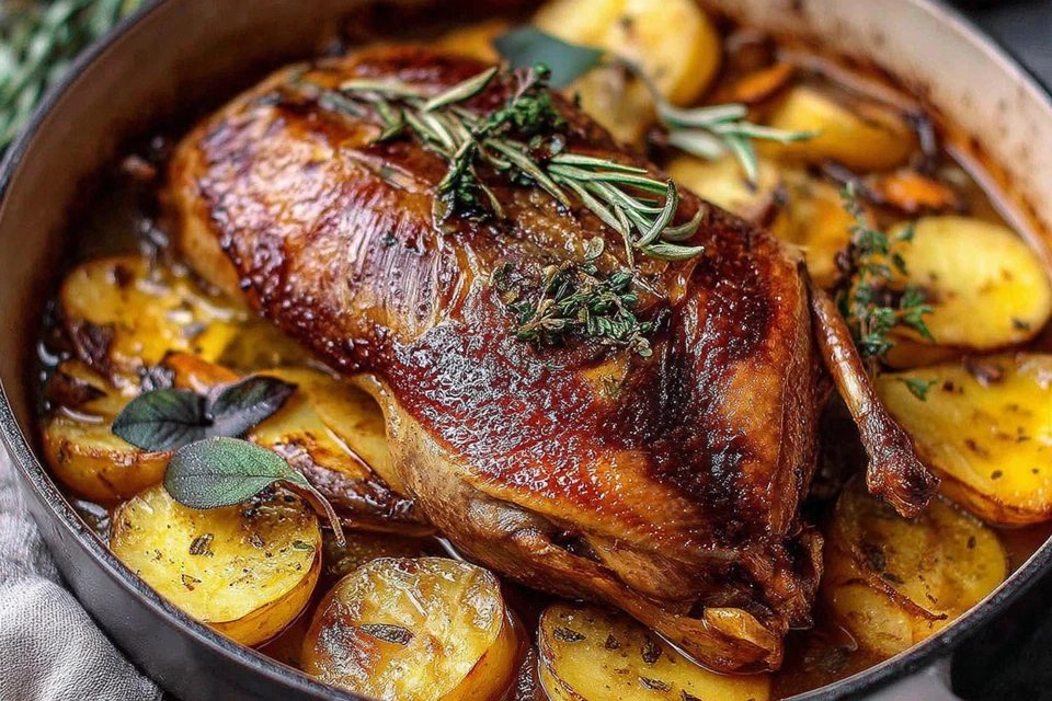 Apple Cider Braised Pork Shoulder