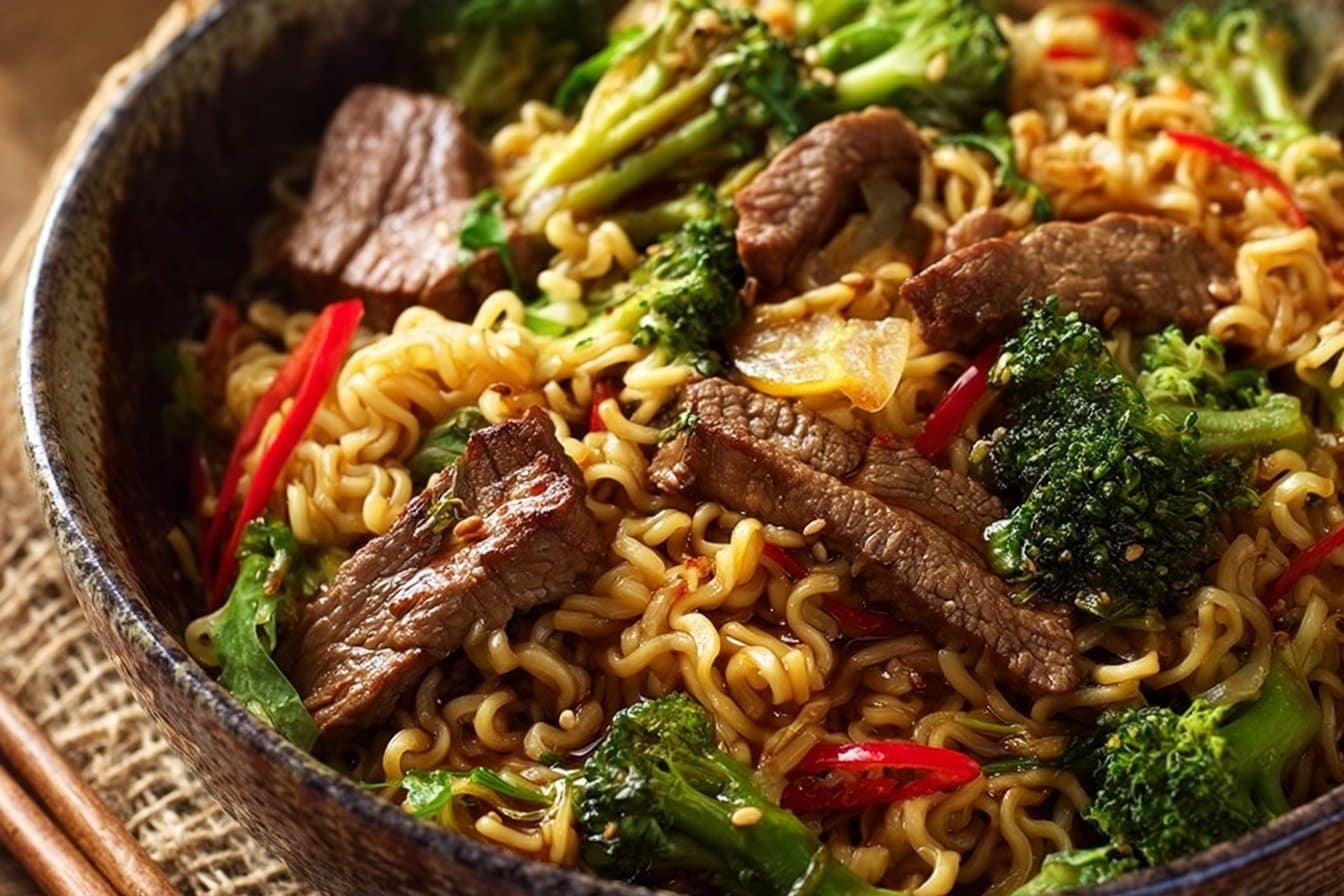 Beef and Broccoli Ramen Stir Fry 4 Beef and Broccoli Ramen Stir Fry