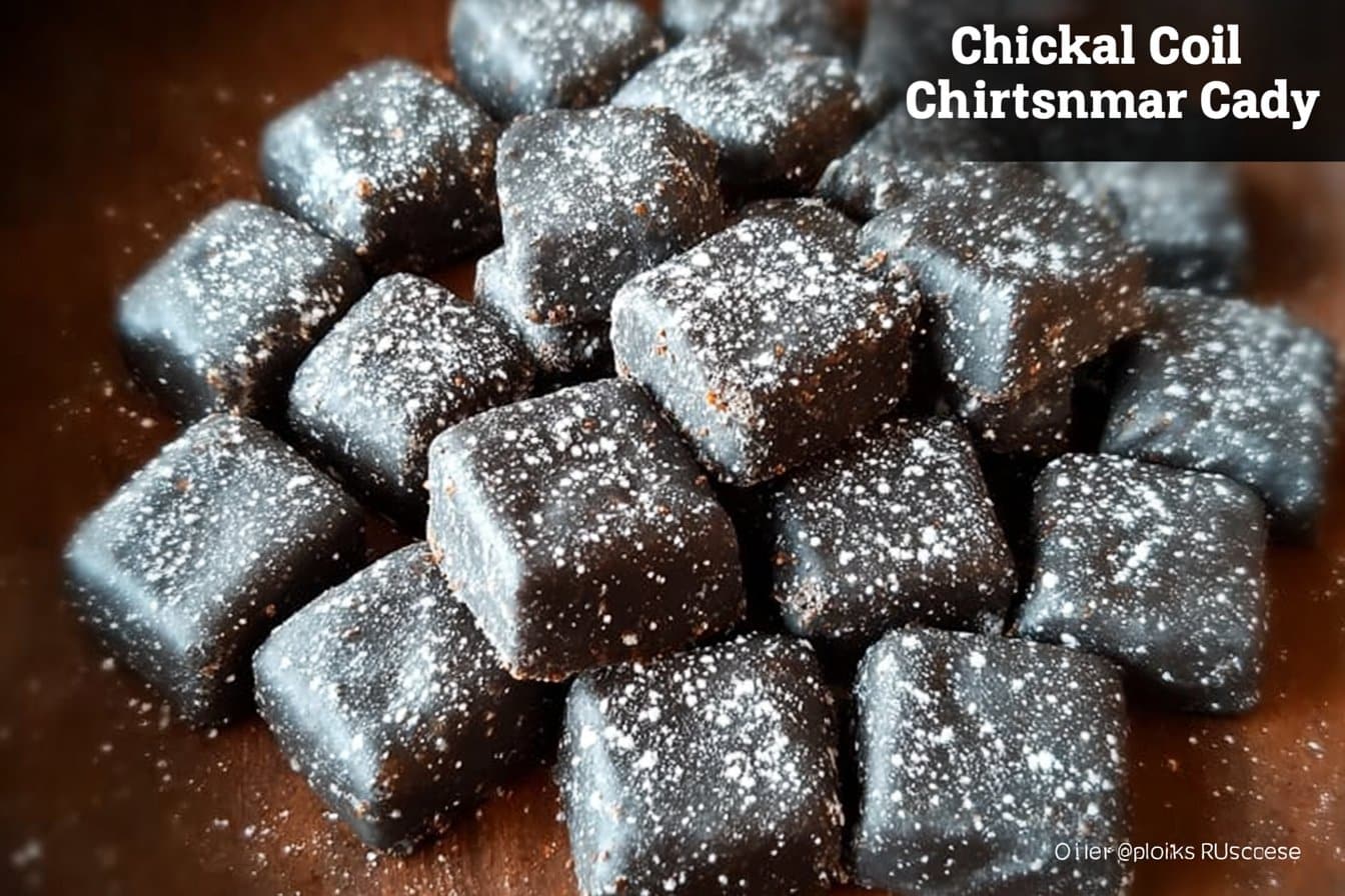 Christmas Coal Candy
