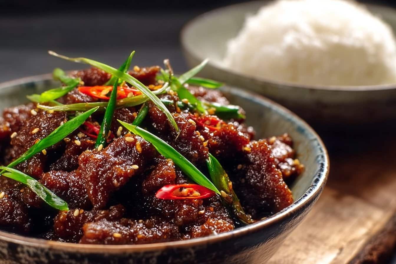 Crispy Mongolian Beef 4 Crispy Mongolian Beef