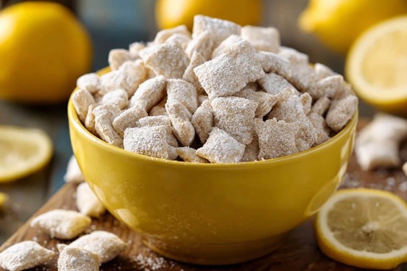Delicious Lemon Puppy Chow