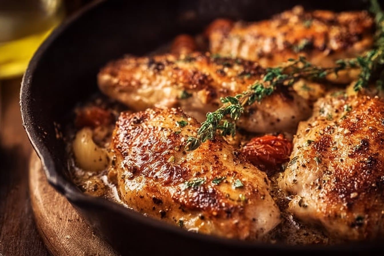 Easy Skillet Garlic Butter Chicken for Cozy Dinners