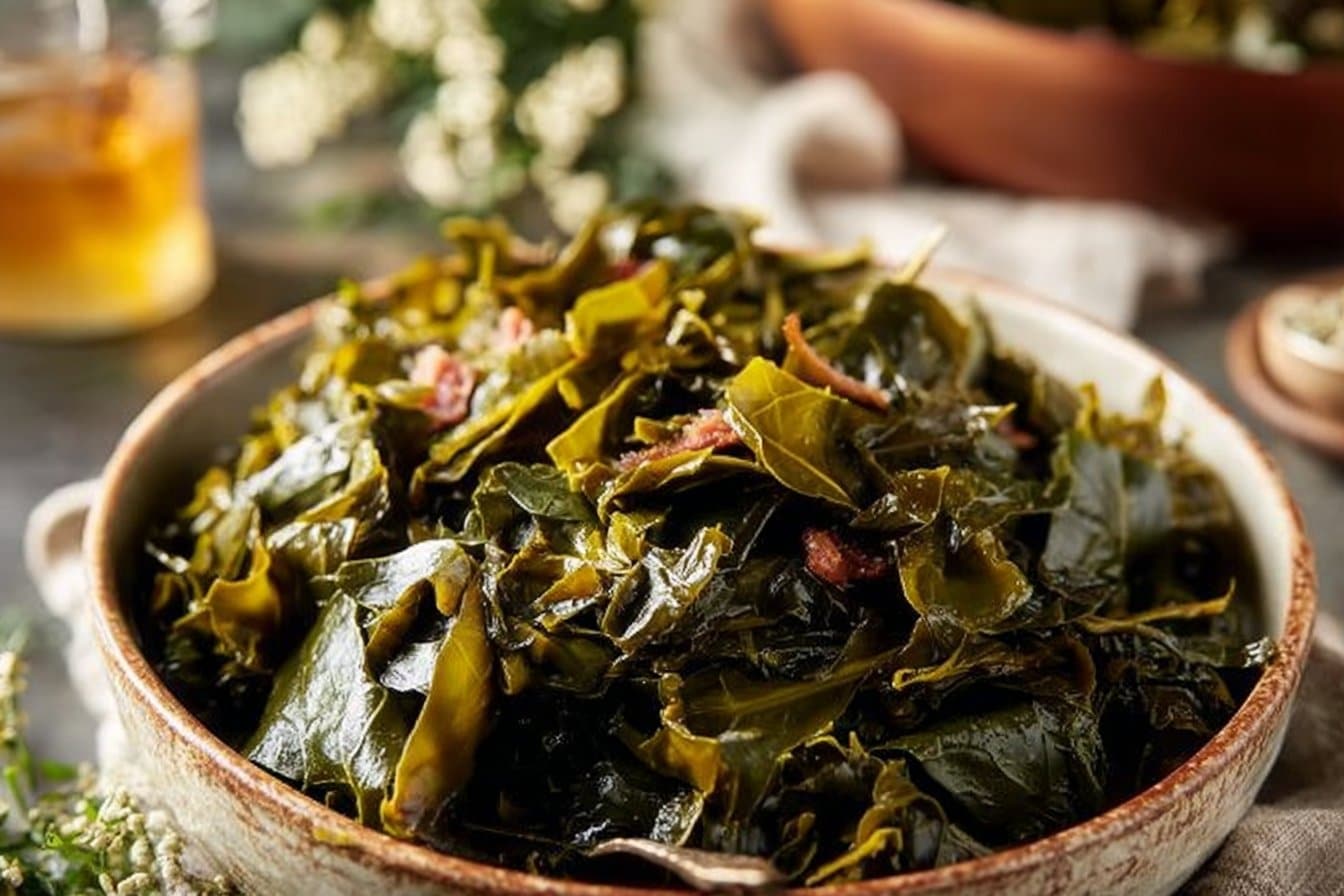 Authentic Southern Collard Greens 4 Authentic Southern Collard Greens