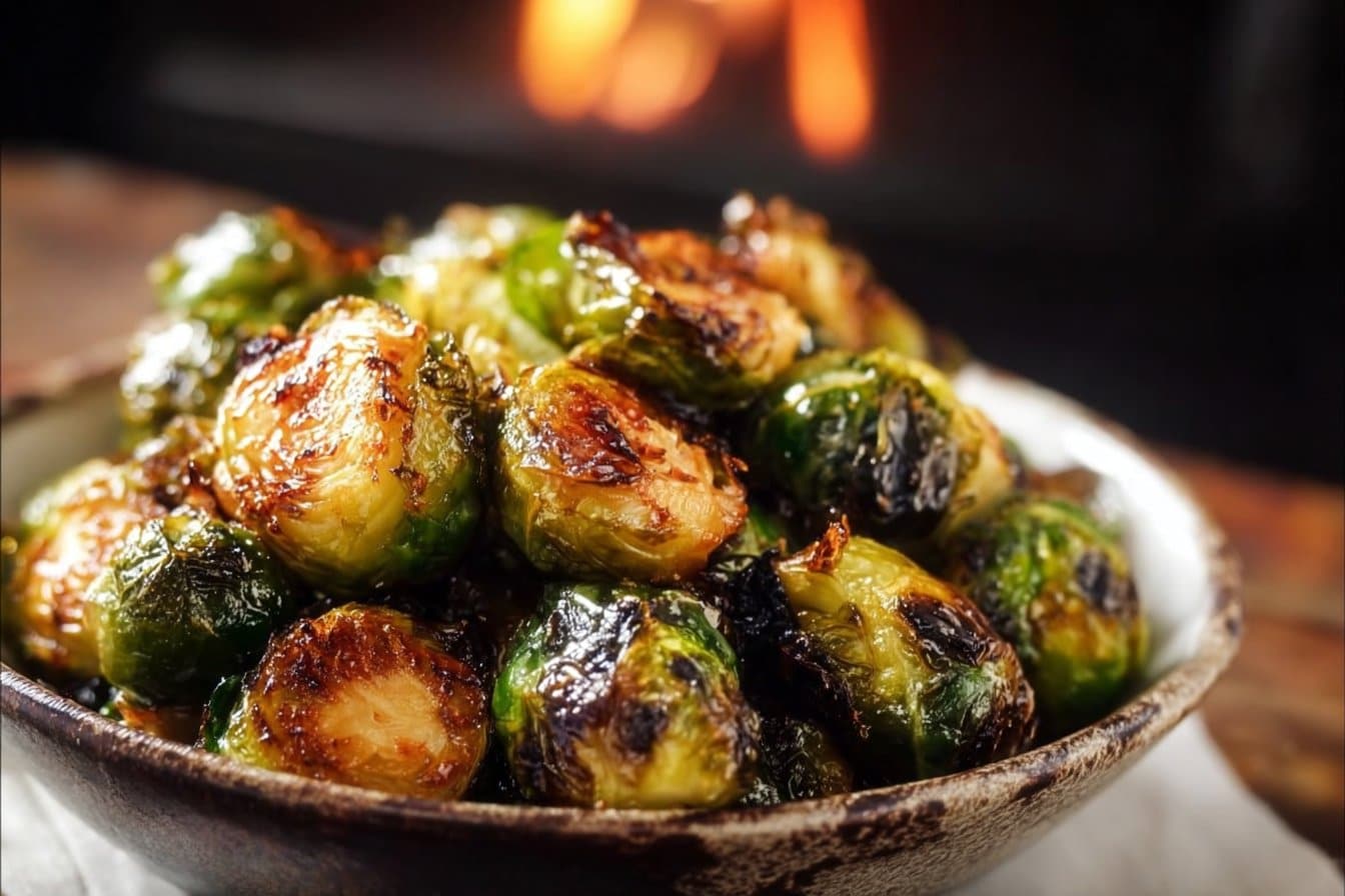 Crispy Honey Balsamic Brussels Sprouts 4 Crispy Honey Balsamic Brussels Sprouts