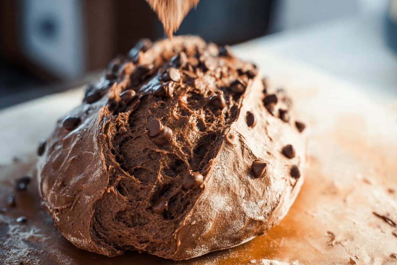 Easy Double Chocolate Sourdough Bread 4 Easy Double Chocolate Sourdough Bread