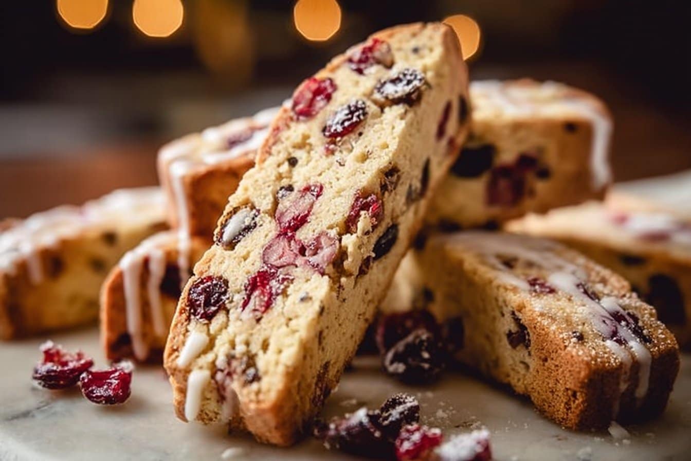 Easy Cranberry White Chocolate Biscotti 4 Easy Cranberry White Chocolate Biscotti