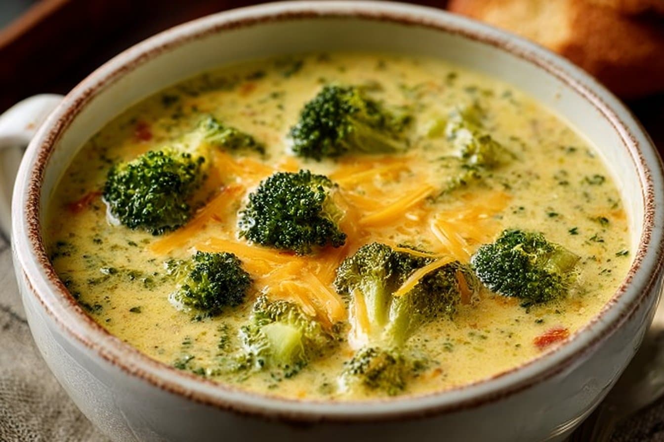 Creamy Broccoli Cheddar Soup