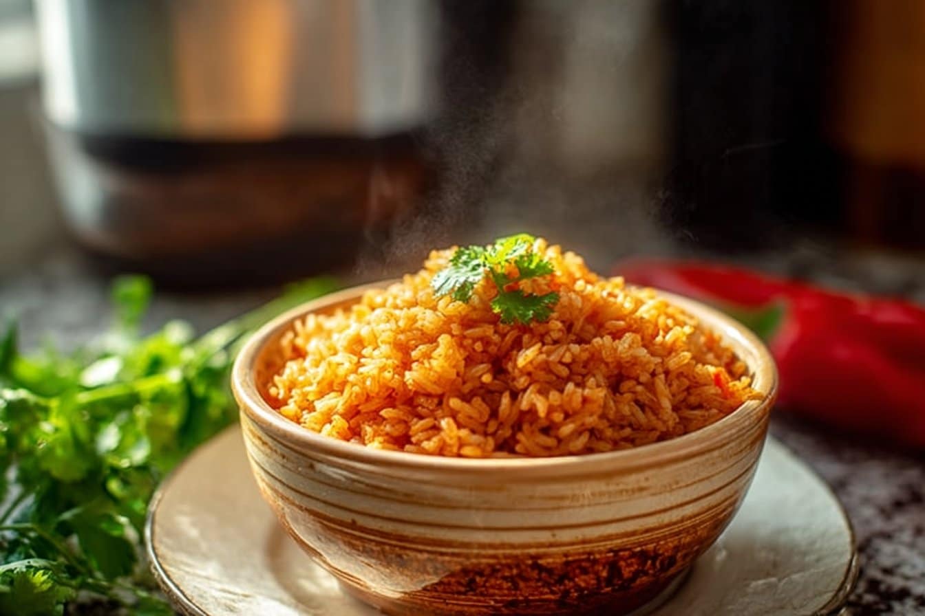 Easy Rice Cooker Spanish Rice 4 Easy Rice Cooker Spanish Rice