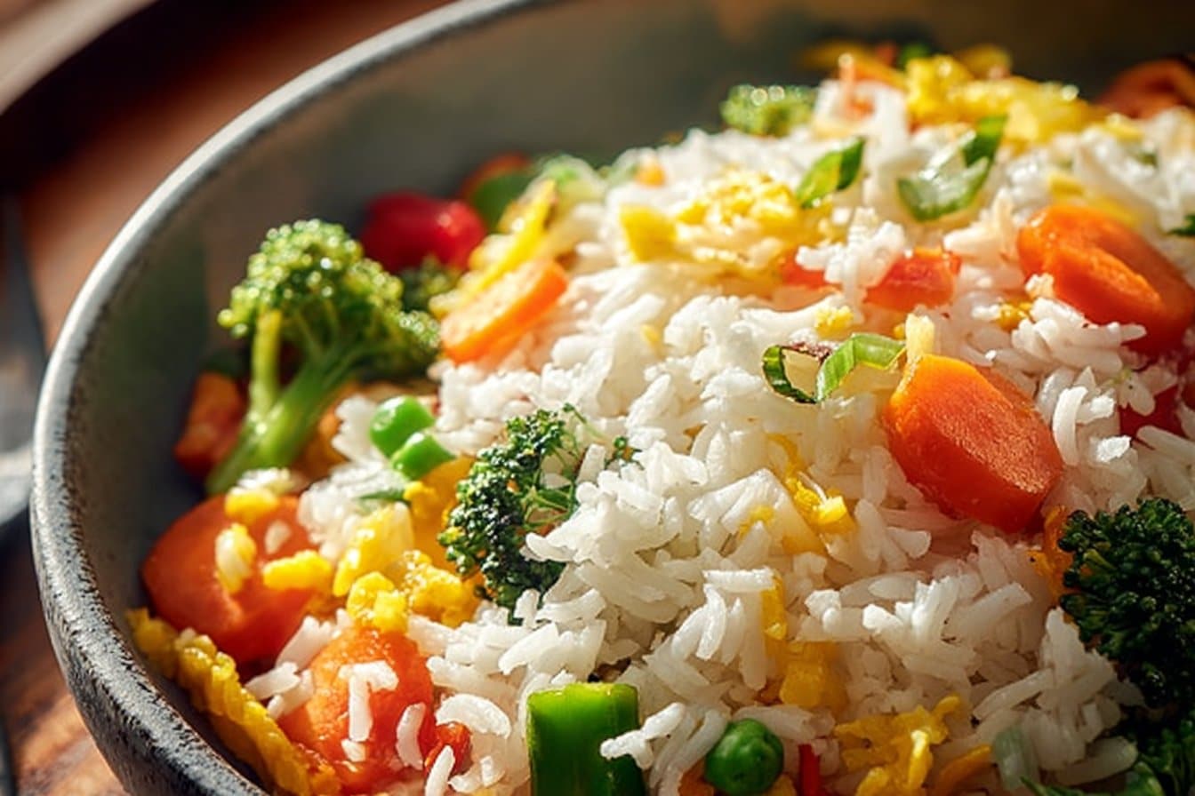Rice and Vegetables Stir-Fry 4 Rice and Vegetables Stir-Fry