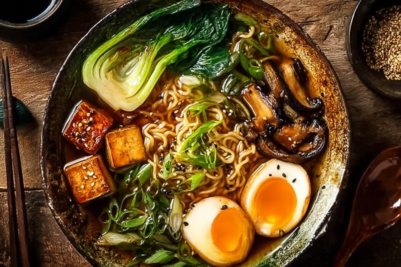 Quick and Easy Vegetarian Ramen 4 Quick and Easy Vegetarian Ramen