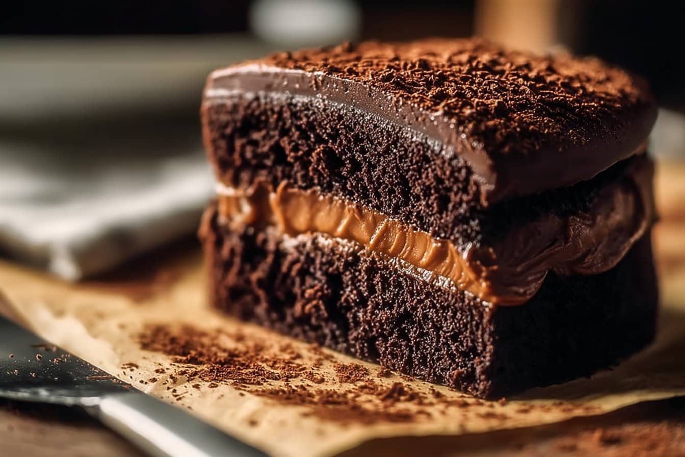 Chocolate Cigarello Cake 4 Chocolate Cigarello Cake