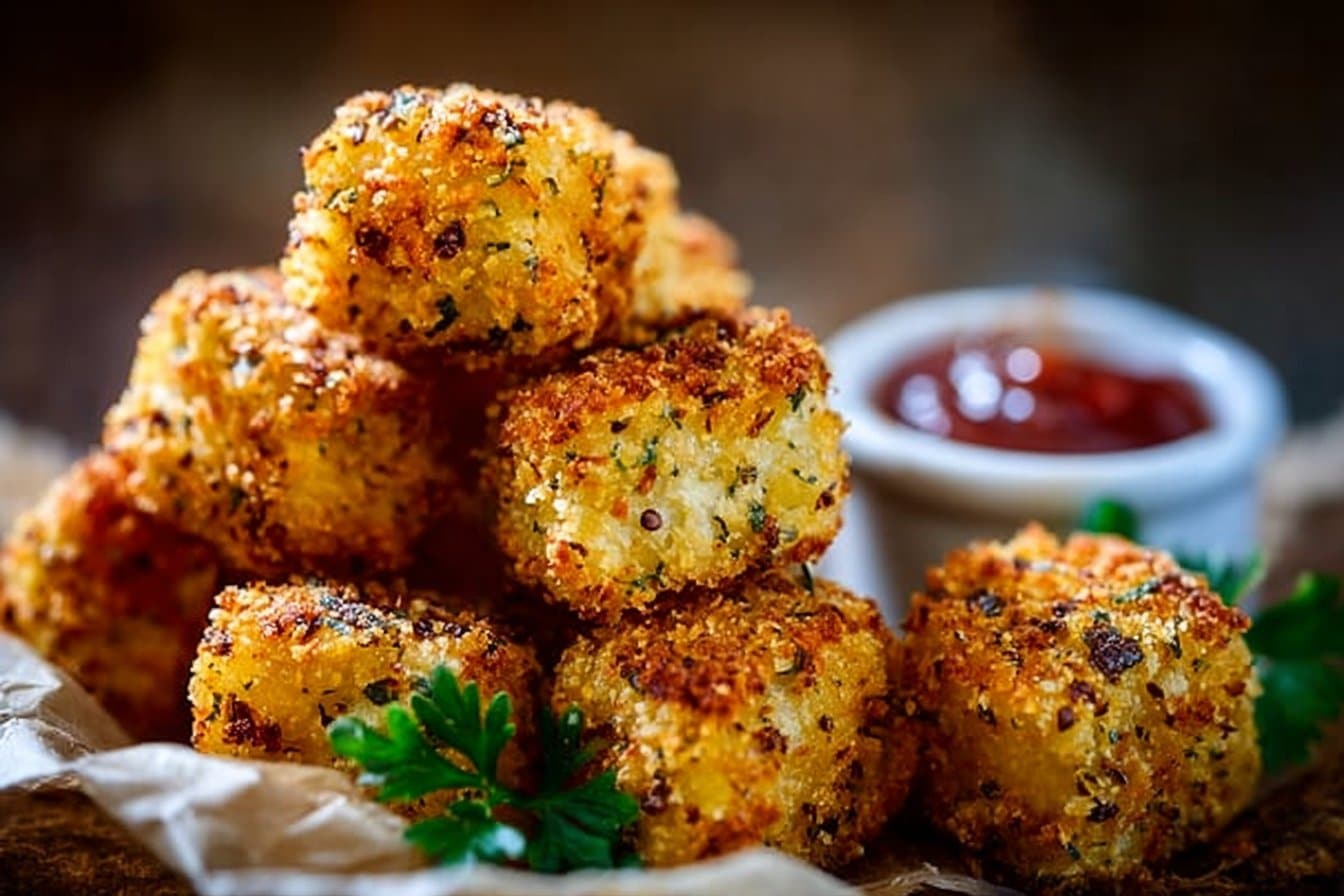 Delicious Vegetarian Cauliflower Nuggets 4 Delicious Vegetarian Cauliflower Nuggets