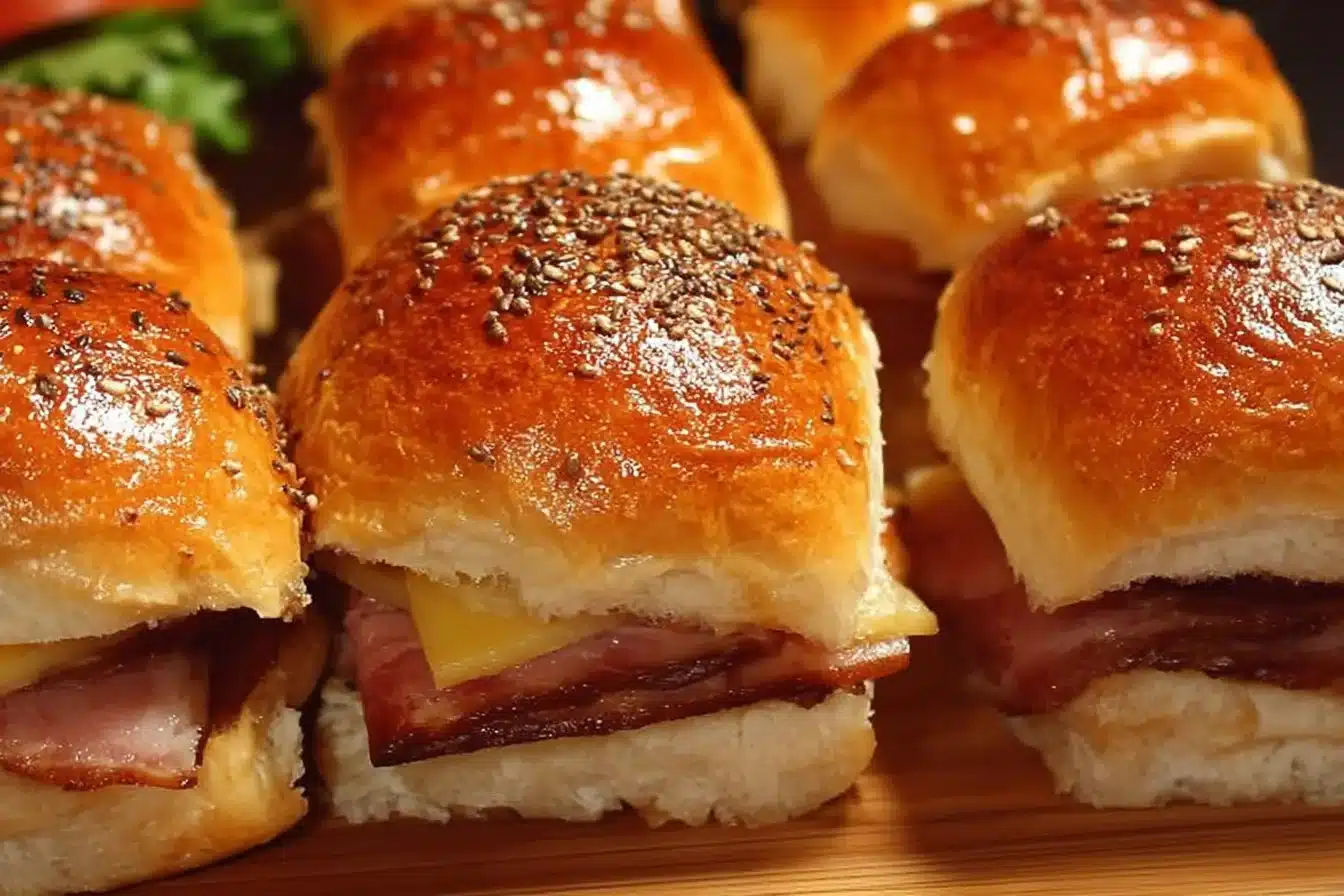 Delicious Hawaiian Roll Sliders served with toppings