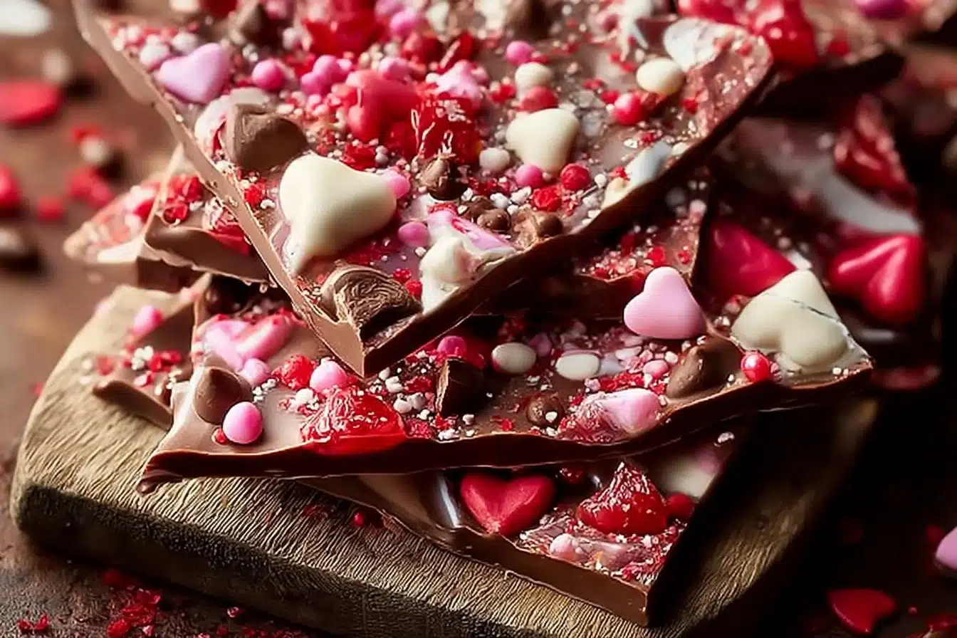 Easy Irresistible Valentine’s Day Chocolate Bark 4 Easy Irresistible Valentine’s Day Chocolate Bark
