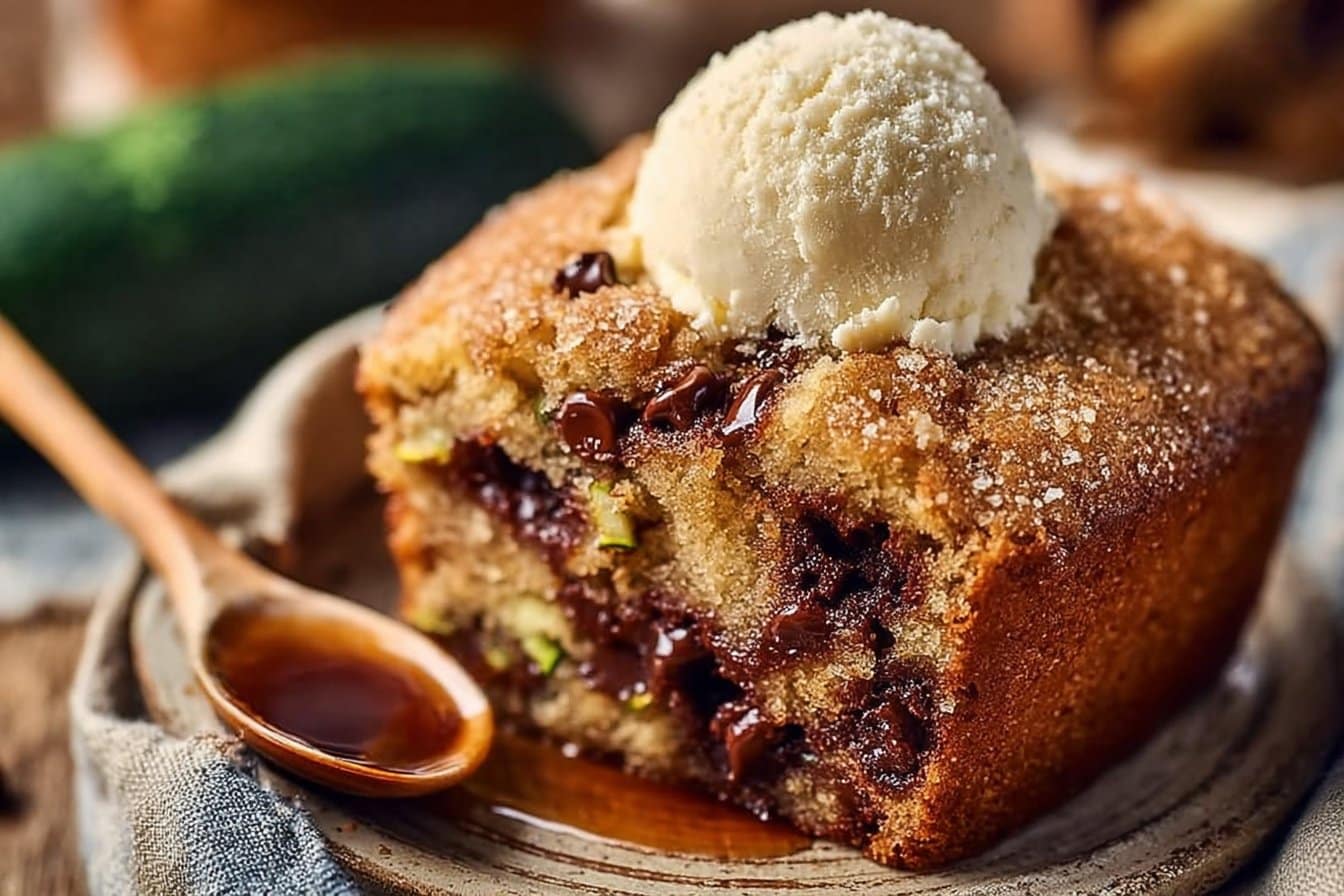 Easy Delicious Chocolate Chocolate Chip Zucchini Bread