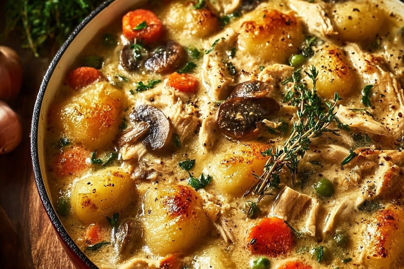 One Pot Gnocchi Chicken Pot Pie 4 One Pot Gnocchi Chicken Pot Pie
