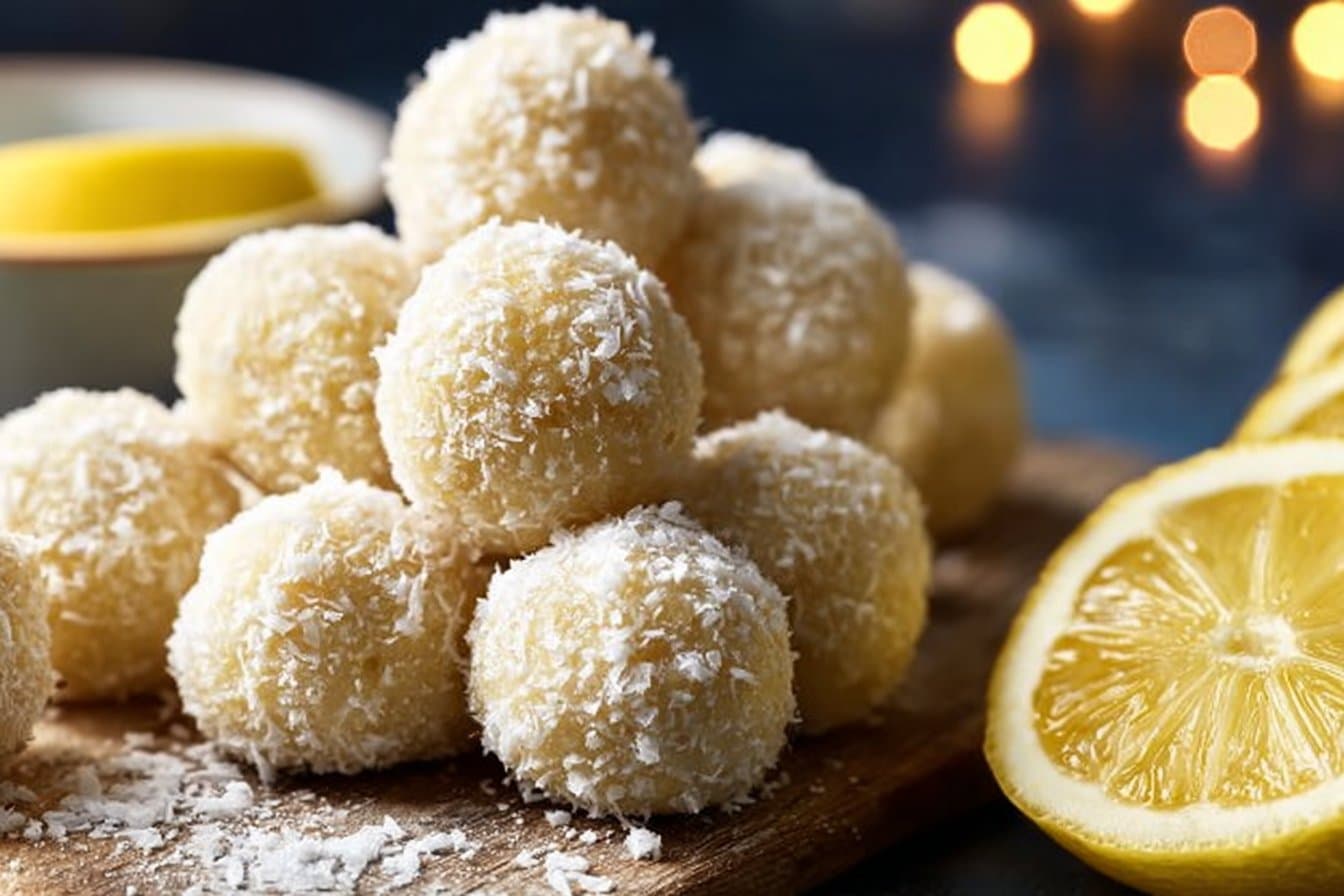 Delicious Lemon Balls 4 Delicious Lemon Balls