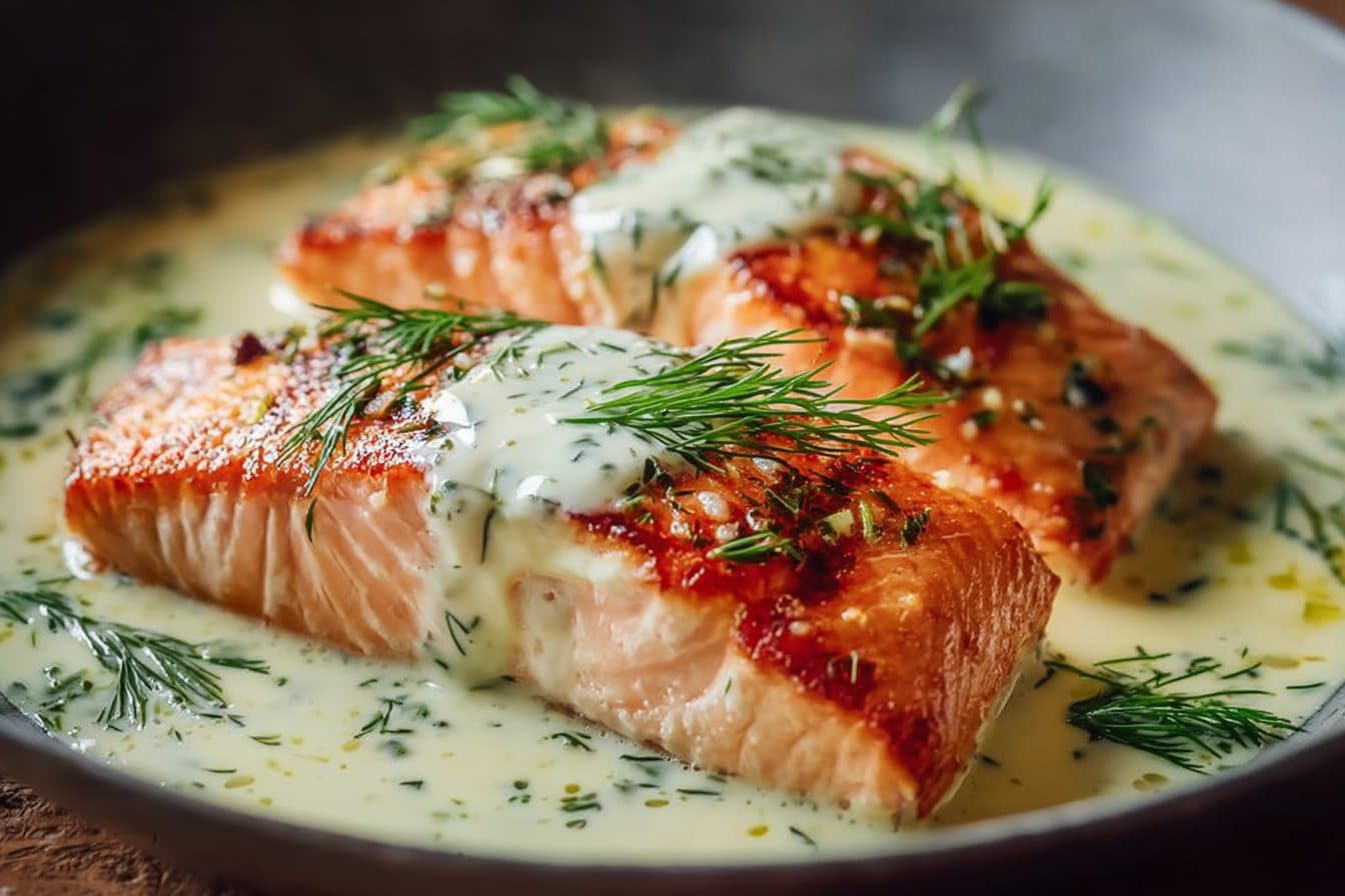 Creamy Dill Salmon 4 Creamy Dill Salmon