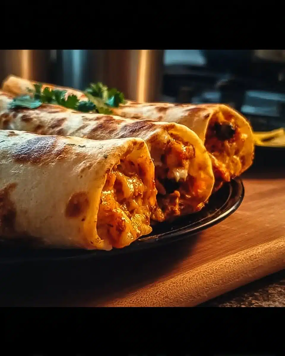 Butter Chicken Rolls
