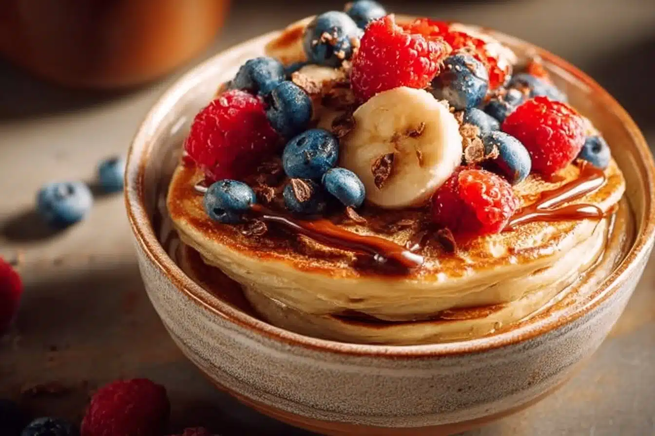 Delicious and Easy Protein Pancake Bowl